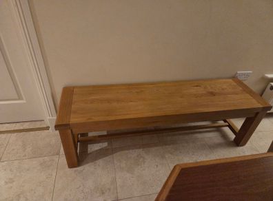 Oak bench