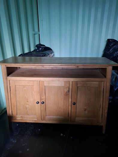 solid wooden cabinet