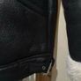 Zara Kids Black Faux Shearling Biker Jacket - Size 13-14 Yrs / 164 cm Image 6