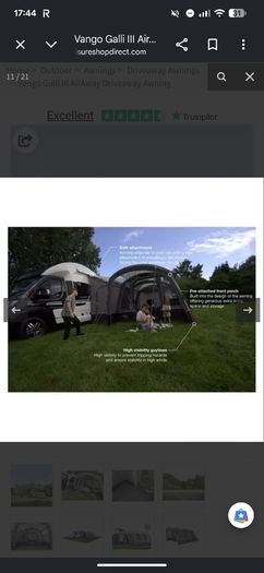 Vango Galli Air III Drive Away Awning