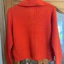 Vero Moda VMLEA LS TIE V-NECK Pullover FR Tangerine Tango / orange  size S UK12 EU40 Postage included Image 6