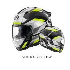 Arai Quantic Supra Yellow Size Medium