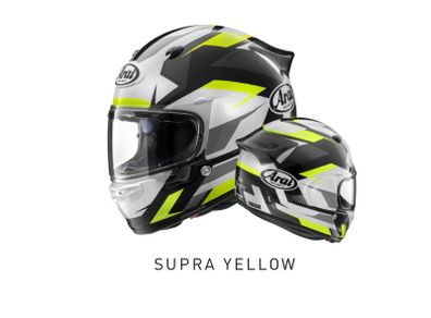Arai Quantic Supra Yellow Size Medium