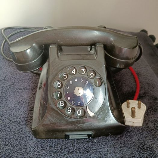 Vintage L.M. Ericsson Rotary Telephone Made in Sweden