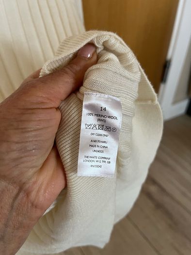 The White Company  Merino wool jumper size 14/12