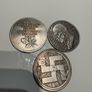 3 vintage retro Hitler Olympics coin , all 3 for 30 euro at 10 euro each Image 2