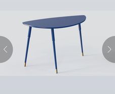 Ikea small blue table