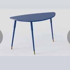 Ikea small blue table