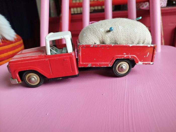 Old truck pincushion