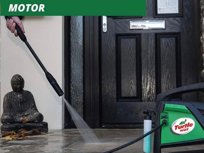 Multi-Purpose High-Pressure Washer | Compact Car and Home Cleaner with Power Jet Hose and Nozzle, 1400W