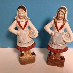 Antique Pair of Dutch Girls