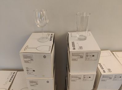 Party glasses ikea