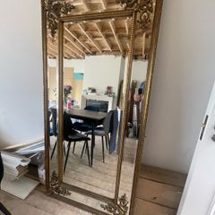 large antique mirror