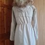 Ladies Cream Heavyweight Parka Coat ( size 6-8) Image 8