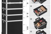 Cosmetic trolley on wheels black  FREE DELIVERY