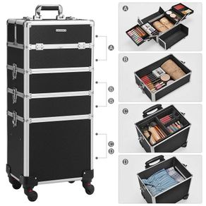 Cosmetic trolley on wheels black  FREE DELIVERY