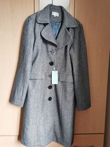 BNWT - Blu Aqua Wool coat UK 12
