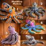 3D Printed MatMire Makes Robo Octopus, Articulated Robot Fidget Figure Image 9