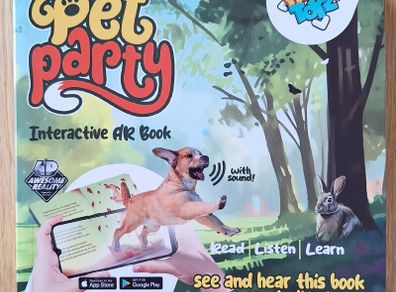 Pet Party Interactive AR Book