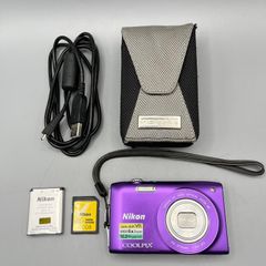 Nikon Coolpix S3300 16.0MP Compact Digital Camera Purple Tested Full Kit