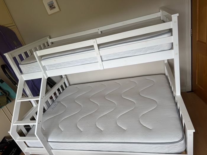 Triple bunk bed barely used