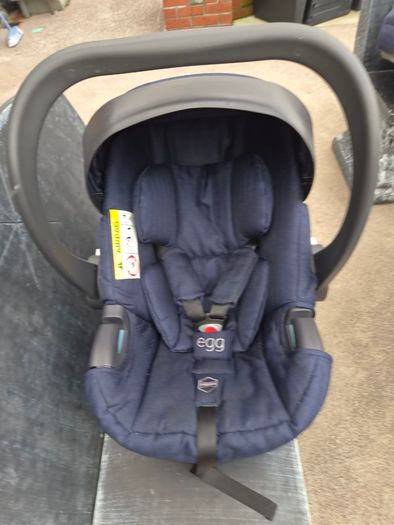 Egg pram 3-piece set in navy