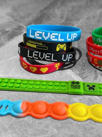 Pre Owned Kids Rubber Bracelets x10