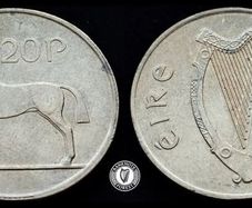 [#472] - Ireland 1992 | 20p | 20 Pence | Horse | KM.25
