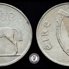 [#472] - Ireland 1992 | 20p | 20 Pence | Horse | KM.25