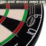 Dart Board Steel Dart Board Dartboard set with 6 pcs 20g Steel Tip Darts 12 Flights Rotating Number Ring + Staple-Free Bullseye Throwing Line Image 3