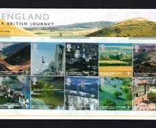 2006 Great Britain England A British Journey Landscapes Commemorative Stamps Presentation Pack