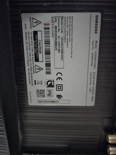 Samsung TV 65 inches