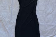 Black mini dress