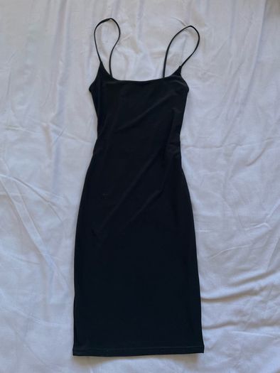 Black mini dress