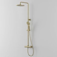 Brushed brass shower aqualla
