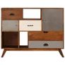 Sideboard 115x35x86 cm Solid Acacia Wood Image 7