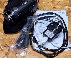 Hitachi DZ-HV595E Full HD Digital Camcorder 23x Optical Zoom Bundle - Preowned - 31744