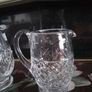 Two Large Cut Glass Jugs Image 3