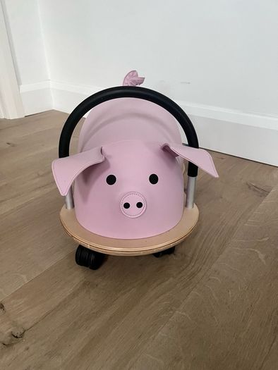 Original Wheely Bug wooden pig (larger size age 3+)