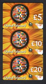 Ireland IR5, IR10 & IR20 Sunflower Swith.com Global Telecard