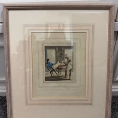 Original Anglo Indian Print From Charles Doyleys Drawings. Gentleman & Sicar