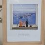 picture promotional exhibition poster  for Scottish artist  Jock MacInnes framed with glass Image 2