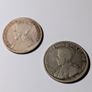 Silver Canada 25 Cent X2. Image 4