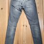 Organic Nudie Skinny Jeans Easy Grey Size 30 32 Image 2