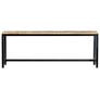 Dining Bench 120 cm Solid Rough Mango Wood Image 3