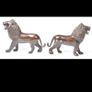 Superb Pair of 19th Century Chinese Antique Bronze Figurines depicting Lions Image 4