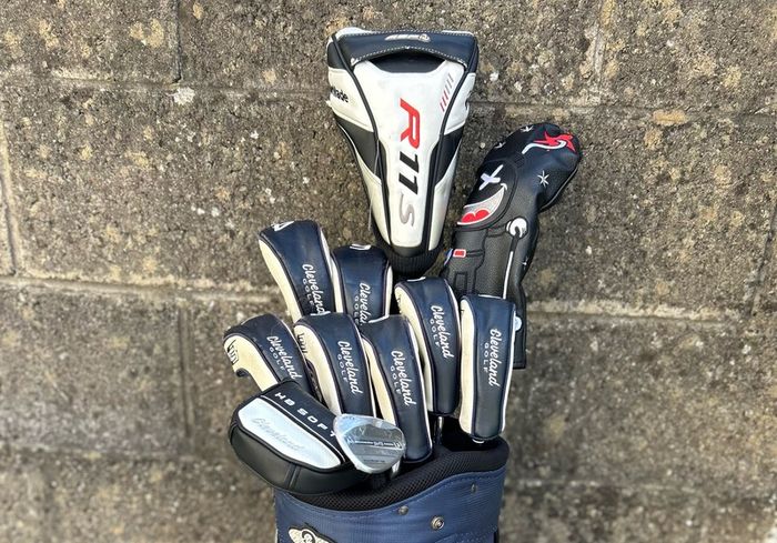 Full set of golf clubs