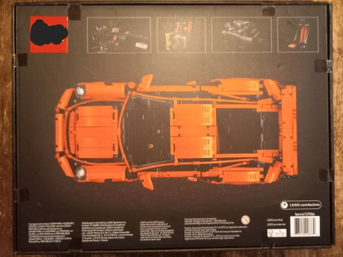 Unbranded Bricks Porsche GT3 RS (Lego equivalent number 42056)