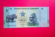 Zimbabwe. 50 Zig  2026   Pick 117  . AA PREFIX ( Uncirculated. )