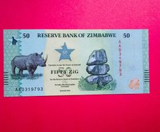 Zimbabwe. 50 Zig  2026   Pick 117  . AA PREFIX ( Uncirculated. )